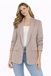 FASHION - MARYNARKA DAMSKA  - ID8894 TAUPE