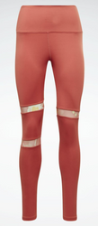 REEBOK - LEGGINSY DAMSKIE - MYT DETAIL POLY TIGHT HB1066 dla niskich osób