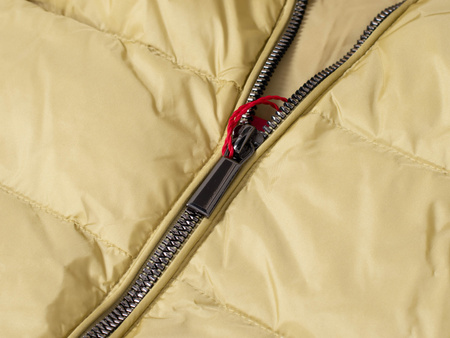 ROMEO GIGLI - KURTKA PUCHOWA DAMSKA Z KAPTUREM - 01W24 G2337 / OLIO