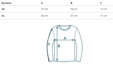 KOSZULKA PROMODORO WOMEN'S WELLNESS LS CHALK BLACK 3360A-9D - CZARNY