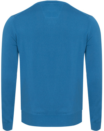 SWETER MĘSKI V-NECK - 200 NIEBIESKI