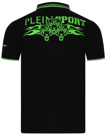 PLEIN SPORT - KOSZULKA MĘSKA POLO - PS25MPL02/02 BLACK