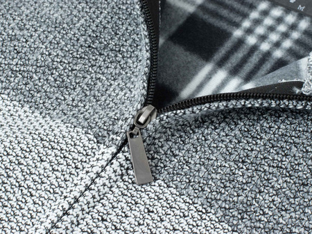 MUST PARKOUR - SWETER MĘSKI ROZPINANY - S8656 JASNOSZARY