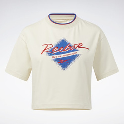 REEBOK - T-SHIRT DAMSKI- CL Q3 GRAPHIC T-SHIRT HH9805