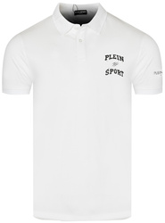 PLEIN SPORT - KOSZULKA MĘSKA POLO - PS25MPL01/01 WHITE