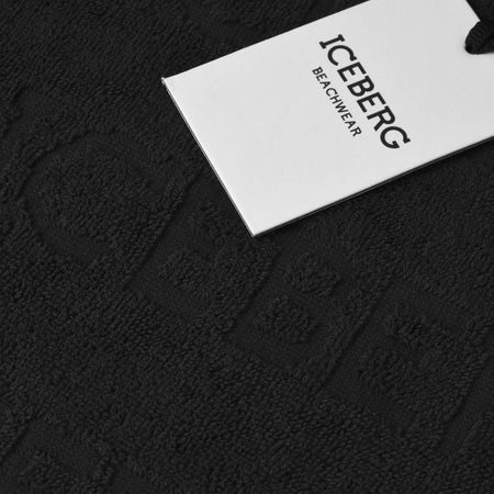 ICEBERG - RĘCZNIK PLAŻOWY - ICE4MTW01 BLACK