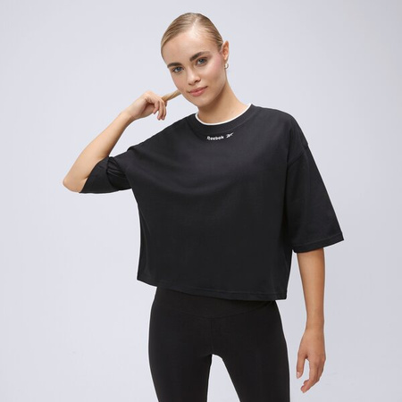 REEBOK- T-SHIRT DAMSKI CROP TOP - RIE TEE HT8059