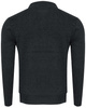 SWETER MĘSKI Z PÓŁGOLFEM - K6007 CIEMNOSZARY