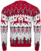 SWETER MĘSKI - 70213 CZERWONY ŚWIĄTECZNY