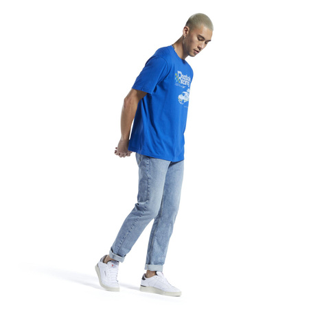 REEBOK - T-SHIRT MĘSKI - GS REEBOK RACING T-SHIRT HH8529