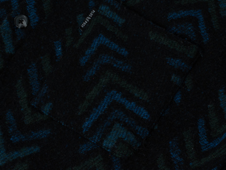 KOSZULA MĘSKA - CZARNO-NIEBIESKI JODEŁKA