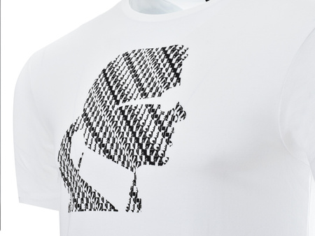 T-shirt męski Karl Lagerfeld - KL20MTS01 - Biały