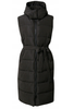 GUIDO MARIA KRETSCHMER - BEZRĘKAWNIK PUCHOWY DAMSKI  Z KAPTUREM - HELENE VEST GMK-1023-11602 CZARNY