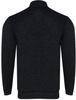 SWETER MĘSKI Z PÓŁGOLFEM ROZPINANY - B-6428/CIEMNOSZARY