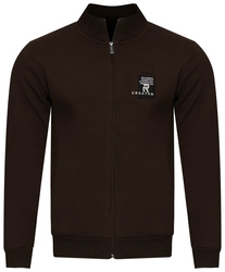 WEENS - BLUZA MĘSKA ROZPINANA - 40 BRĄZOWY