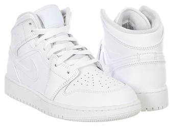 AIR JORDAN - BUTY DAMSKIE -  AIR JORDAN 1 MID (GS) - 554725-136