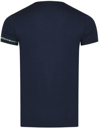BIKKEMBERGS - T-SHIRT MĘSKI 2-PACK - BKK1UTS09BI NAVY