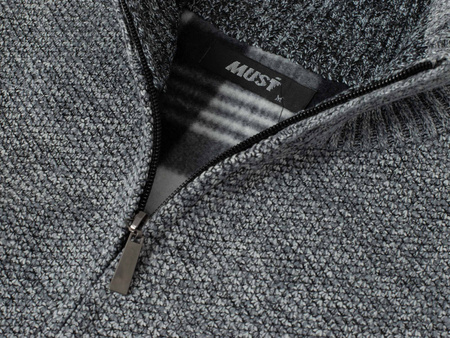 SWETER MĘSKI - S8660/JASNOSZARY