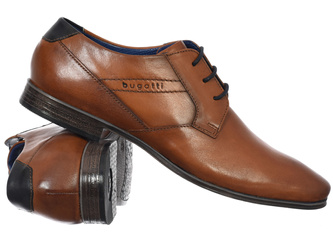BUGATII - ELEGANCKIE BUTY MĘSKIE -  311-A311U-4000
