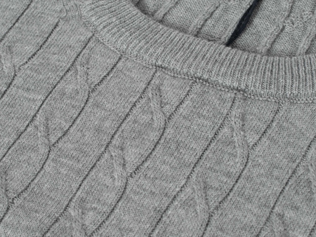 BARTEX - SWETER MĘSKI - WARKOCZ 1 SZARY