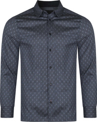 TED BAKER LONDON - MĘSKA KOSZULA 272176 NAVY PAVIA