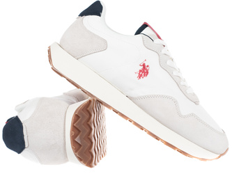 BUTY MĘSKIE - U.S. POLO ASSN. - ALEXIS004-WHI