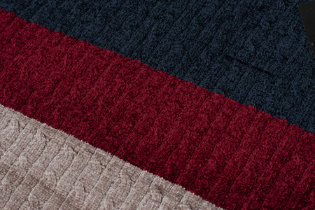 SWETER MĘSKI - S8663 GRANAT-BORDO-BEŻ