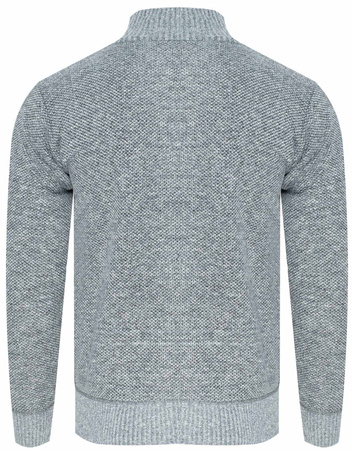 MUST PARKOUR - SWETER MĘSKI - S8626/JASNOSZARY