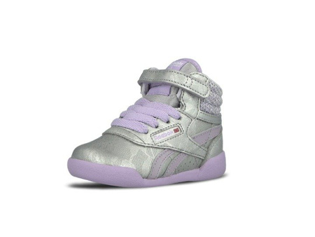 BUTY REEBOK FREESTYLE HI SP Silver/Purple Kids (AR0734)