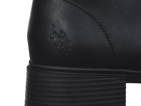 Buty damskie U.S. POLO ASSN. - BEGGY006 LTH-BLK - botki