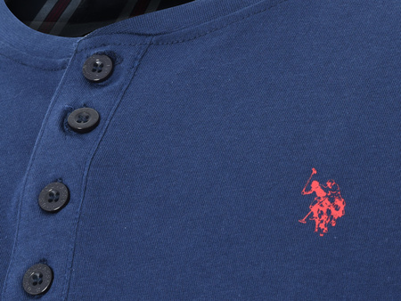 Bluzka z długim rękawem longsleeve U.S. Polo Assn. Henley (51884-275)