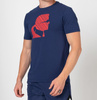 T-shirt męski Karl Lagerfeld - KL20MTS01 - Granatowy