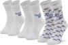 REEBOK - SKARPETKI - CL FO CREW SOCK GG6684 3-PACK