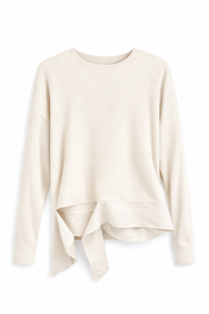 GUIDO MARIA KRETSCHMER - BLUZKA DAMSKA Z DŁUGIM RĘKAWEM - THERES JUMPER GMK-0823-02546 BEŻOWY