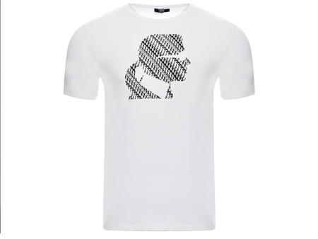 T-shirt męski Karl Lagerfeld - KL20MTS01 - Biały