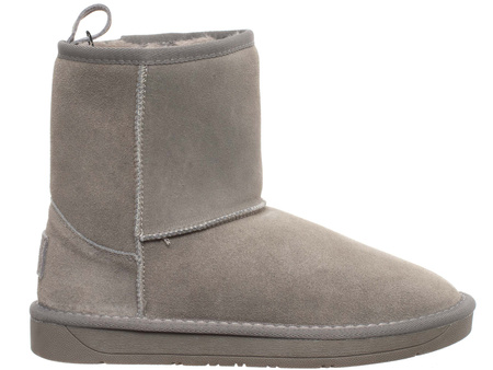 SKÓRZANE BOTKI DAMSKIE - SOLO SOPRANI COUTURE - SCW421P08/22 TIR TAUPE