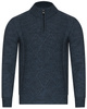 SWETER MĘSKI Z POŁGOLFEM - 8157 INDIGO