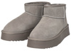 SKÓRZANE BOTKI DAMSKIE - SOLO SOPRANI COUTURE - SSW421P05/03 HUGH PLATFORM TAUPE