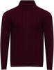 AS FAWOR COLLECTION - SWETER MĘSKI Z GOLFEM - 012310/BORDO