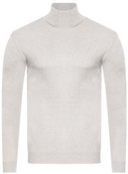 BARTEX - SWETER MĘSKI Z GOLFEM - 1702 BEŻOWY