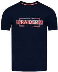 JUMPER - T-SHIRT KOSZULKA MĘSKA - 3036 GRANATOWY