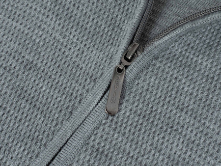 SWETER MĘSKI ROZPINANY - H206 SZARY