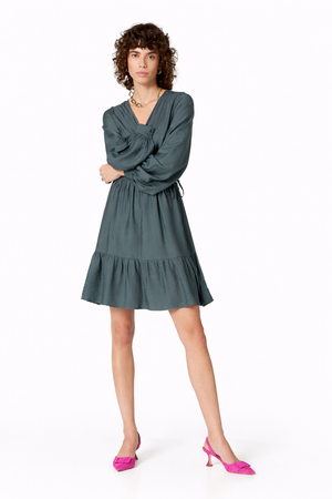 GUIDO MARIA KRETSCHMER - ROZPINANA SUKIENKA/NARZUTKA - LANEA DRESS GMK-0823-07857 GREEN