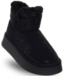 BOTKI DAMSKIE -  SOLO SOPRANI COUTURE - SSW521P28/04 STRASS FUR