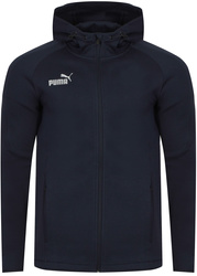 PUMA - BLUZA MĘSKA Z KAPTUREM - TEAMFINAL CASUALS HOODED JKT PARASIAN NIGHT DryCELL - 657383-06
