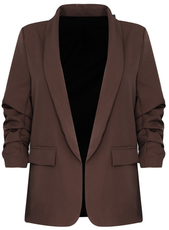FASHION - MARYNARKA DAMSKA - ID8897 BRĄZOWA