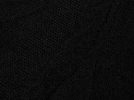 ANY MANY - SWETER MĘSKI Z POŁGOLFEM - 8157 BLACK