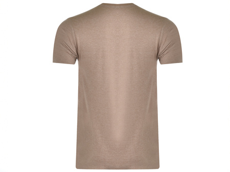 U.S. POLO ASSN. - T-SHIRT MĘSKI CREW V-NECK - JASNOBEŻOWY