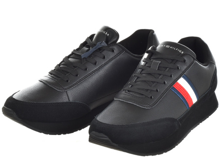 BUTY TOMMY HILFIGER - CORE EVA RUNNER CORPORATE LEA FM0FM04397 BDS