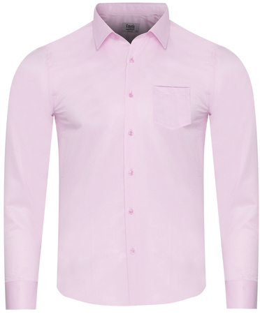 ESPADA - KOSZULA MĘSKA - JASNORÓŻOWY 65/35